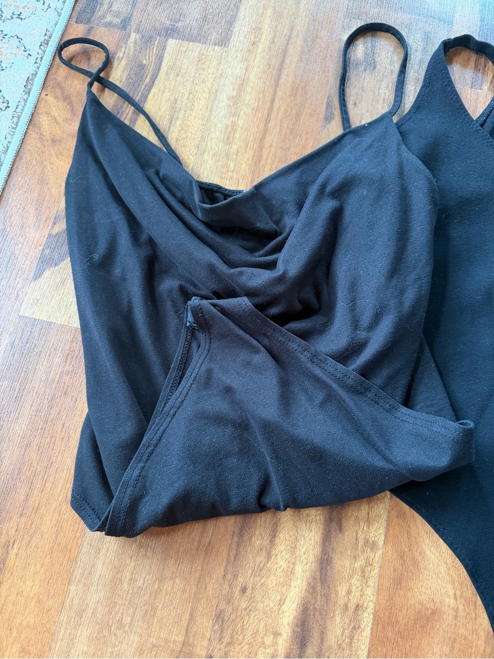 T.J.Maxx Women's Mixed Color Bodysuit bundle — Black, Taupe, Camel - Picture 10 of 17
